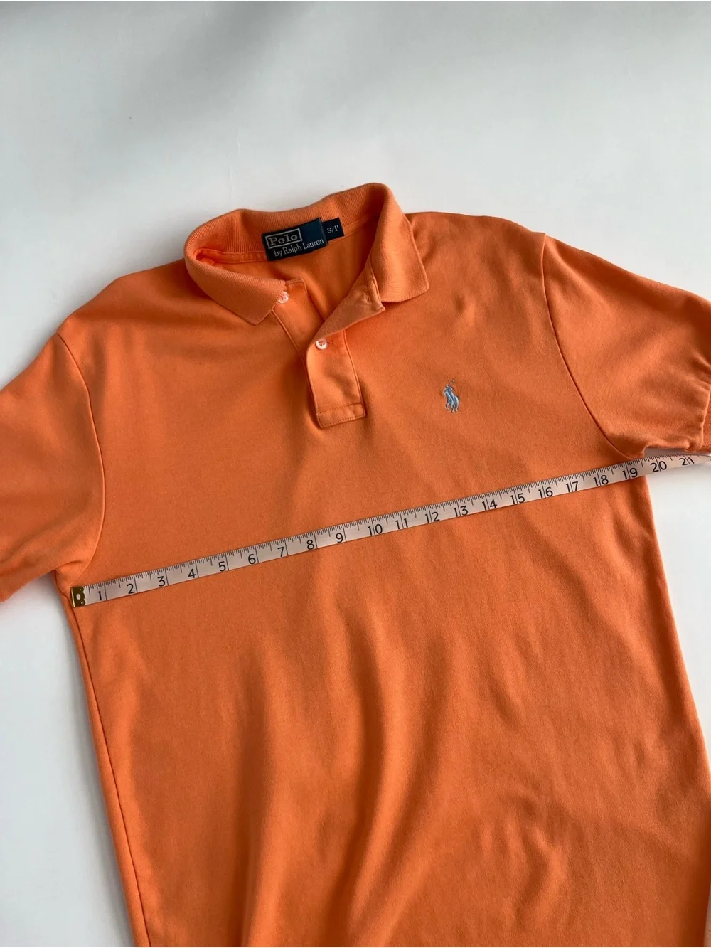 Polo Ralph Lauren Men’s Orange Jersey Polo with Embroidered Pony